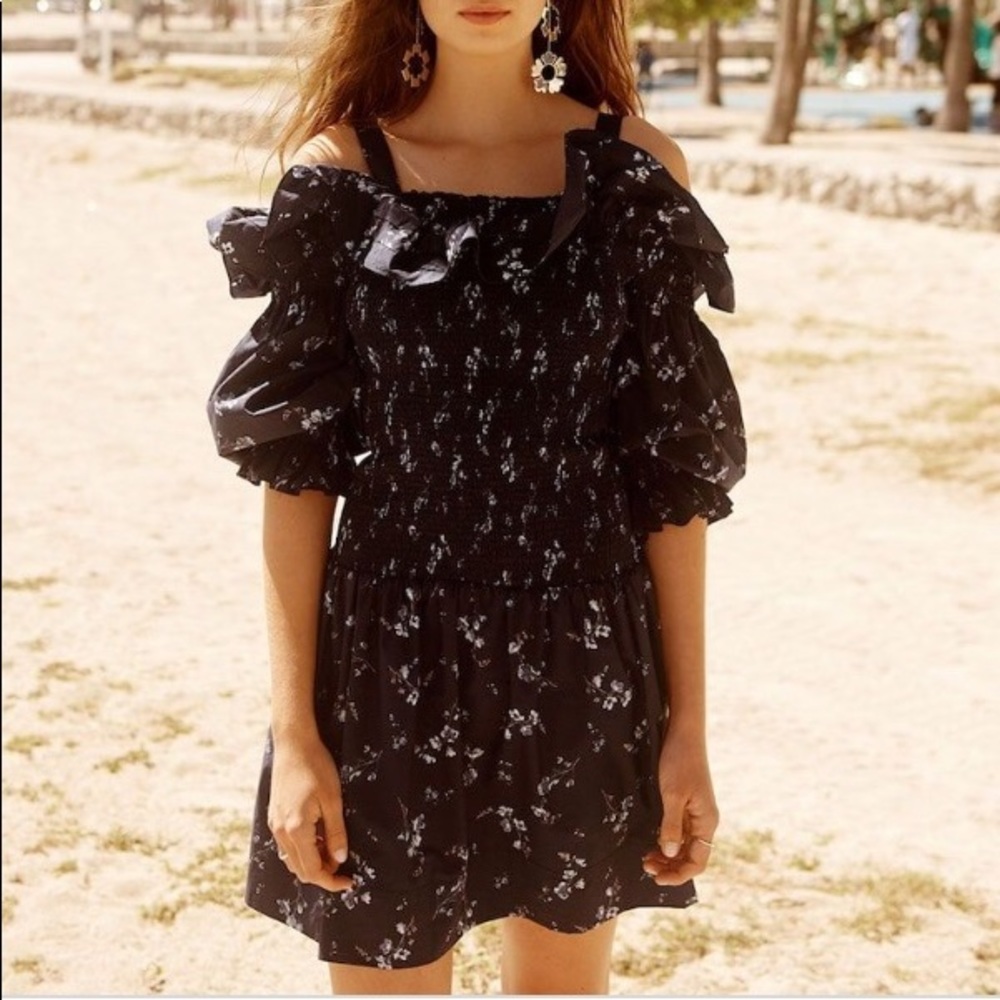 Rebecca Taylor off the shoulder ruffle dress - Picture 3 of 7